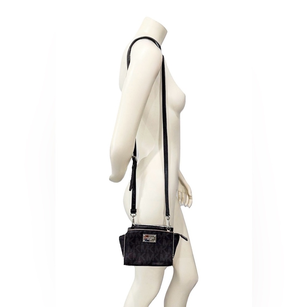 Michael Kors Selma Small Black Saffiano Leather Crossbody - Picture 7 of 13